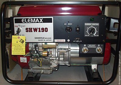 Зварювальний генератор ELEMAX SHW190-RAS