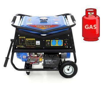 Генератор газ/бензиновый Kraft Dele KD145 (DD0006911) с электрозапуском