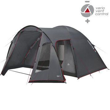 Палатка HIGH PEAK Tessin 4 Dark Grey/Red (10222)
