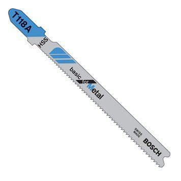 100 лобзиковых пилок BOSCH T 118 А, HSS (2608631964)