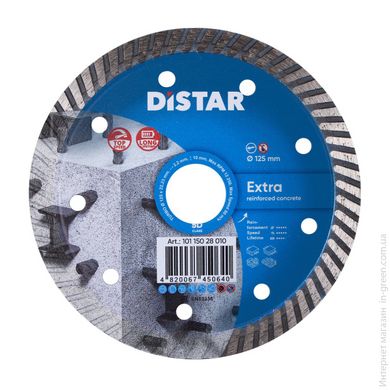 Distar Круг алмазний відрізний Turbo 125x2,2x9x22,23 Extra (10115028010)