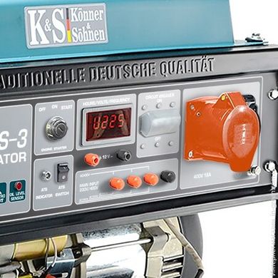 Трифазний генератор KONNER&SOHNEN KS 7000E ATS-3