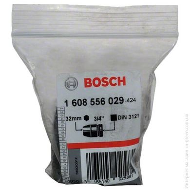 Торцевая головка 32 мм 3/4" 6-гр BOSCH (1608556029)