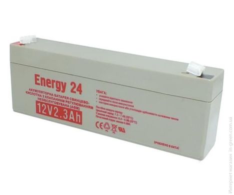 Аккумулятор Energy 24 12V 2.3AH