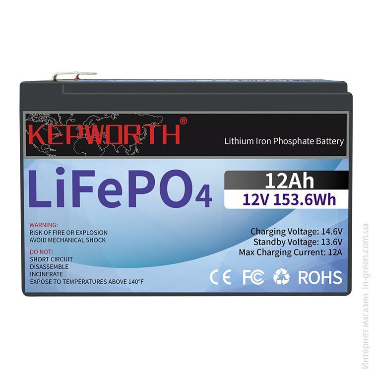 Аккумулятор Kepworth LiFePO4 12V/12AH