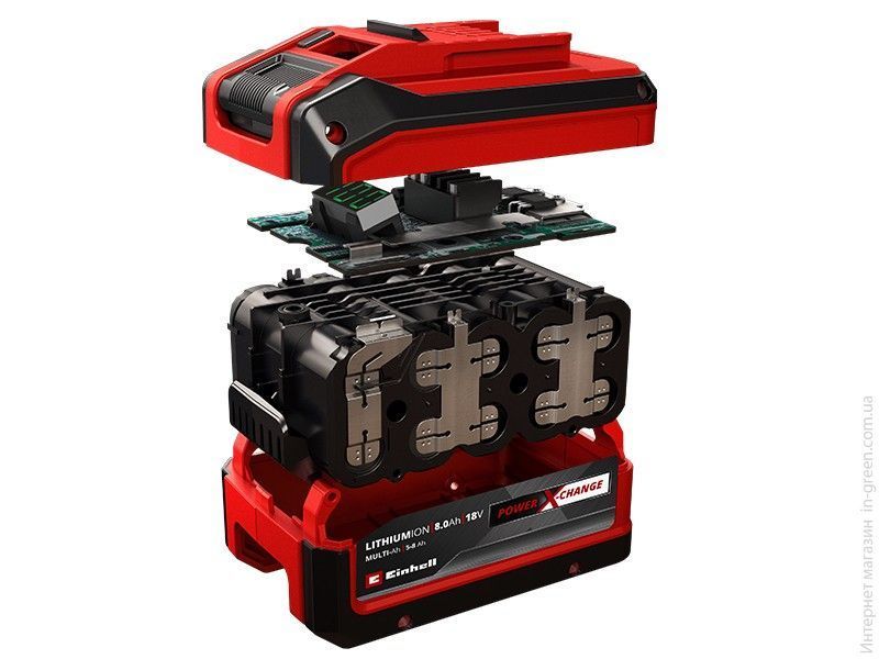 Аккумулятор EINHELL 5-8 Ah Multi-Ah PXC Plus 5,0 - 8,0 А*г (переключатель)