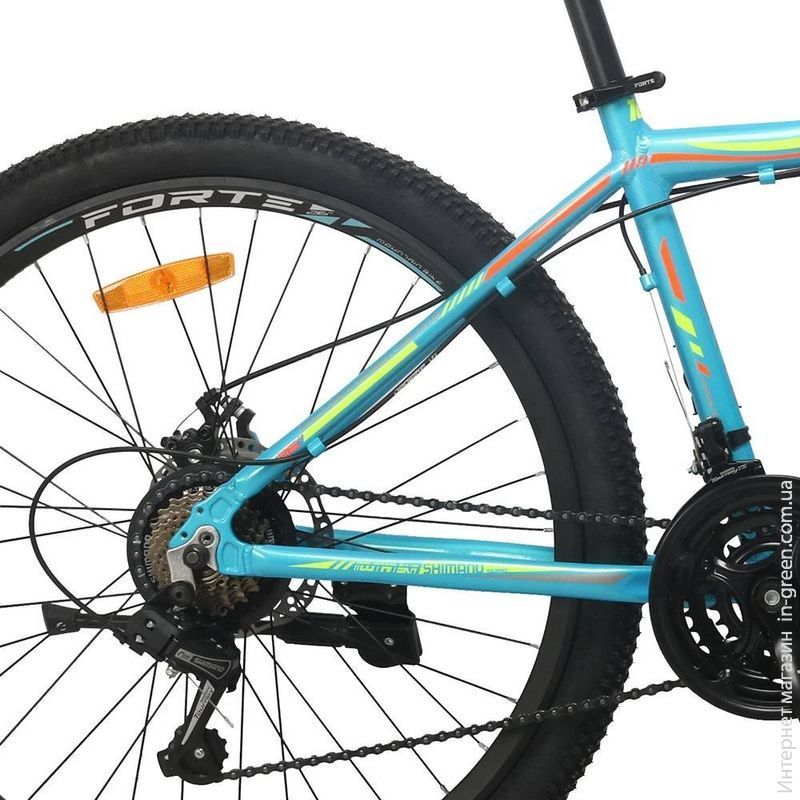Велосипед жіночий FORTE VESTA алюм.рама 16", колеса 26", Синьо-Жовтий