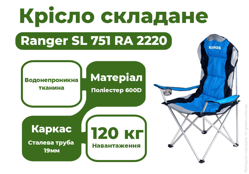 Кресло складное Ranger SL 751 (RA 2220)