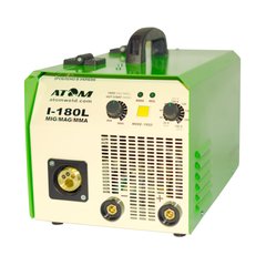 Зварювальний напівавтомат АТОМ I-180L MIG / MAG з пальником B15 і кабелями 3 + 2 Binzel (Atom-I180LMM-X)
