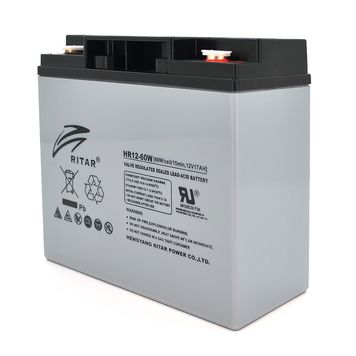 Аккумуляторная батарея AGM RITAR RT12170H, Gray Case, 12V 17.0Ah (181х77х167) Q4