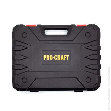 Шуруповерт PRO-CRAFT PA18BL extra(1 акб) + КШМ PGA20(без акб) + Перфортатор PHA20 + Battery20/4 + сумка BG400