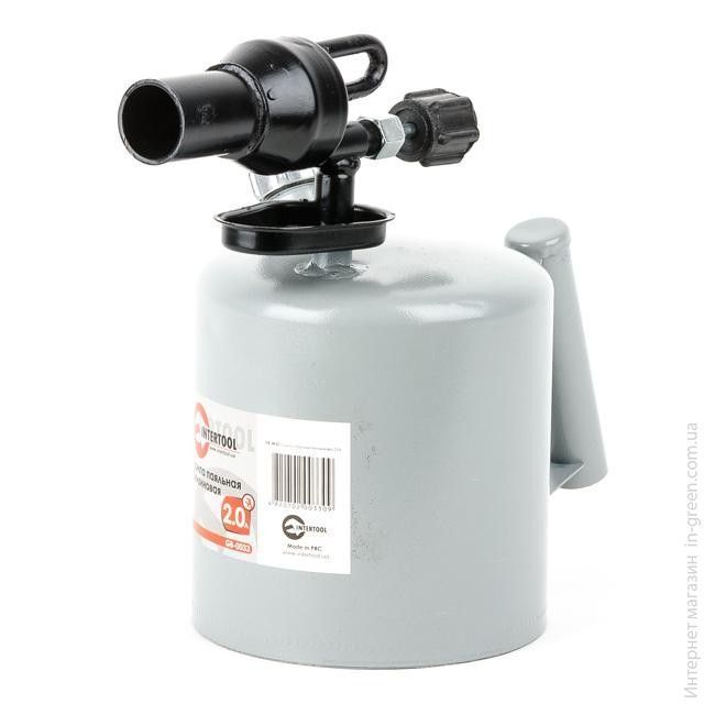 Лампа паяльная бензиновая 2.0 л INTERTOOL GB-0033