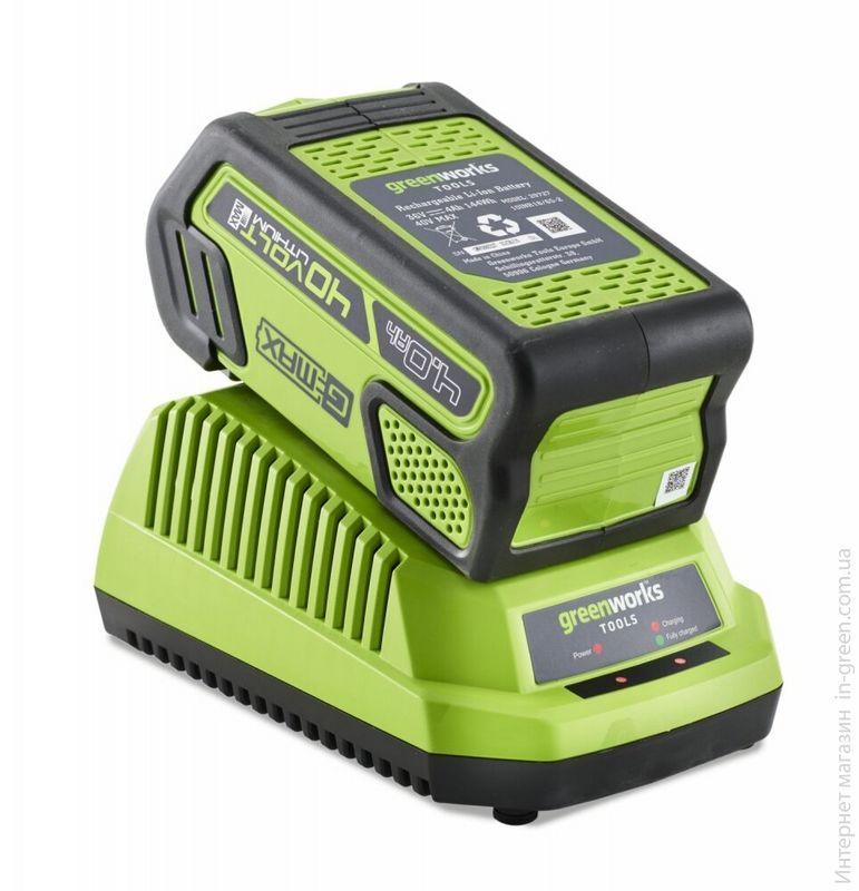 Універсальний зарядний пристрій Greenworks G40UC без АКБ