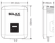 Мережний однофазний інвертор Solax PROSOLAX Х1-5.0-T-D Фото 6 з 6