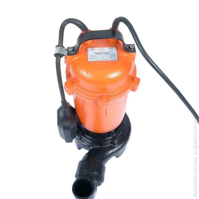 Насос занурювальний дренажно-фекальний POWERCRAFT WQCD 2200f