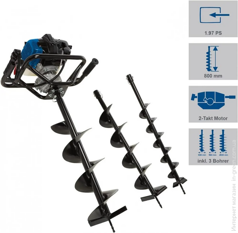 Мотобур Scheppach EB2000 (5904704903K)