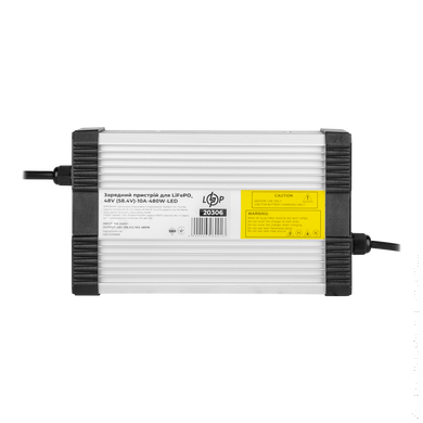 Зарядний пристрій для акумуляторів LogicPower LiFePO4 48V (58.4V)-10A-480W-LED