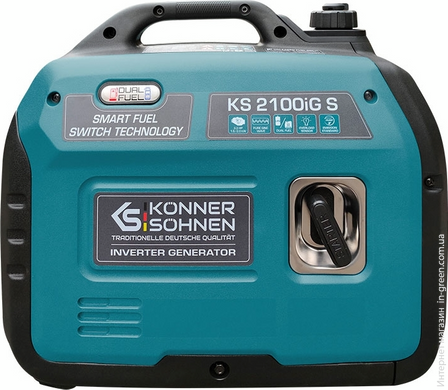 Генератор газо-бензиновый инверторный Konner&Sohnen KS 2100IGS