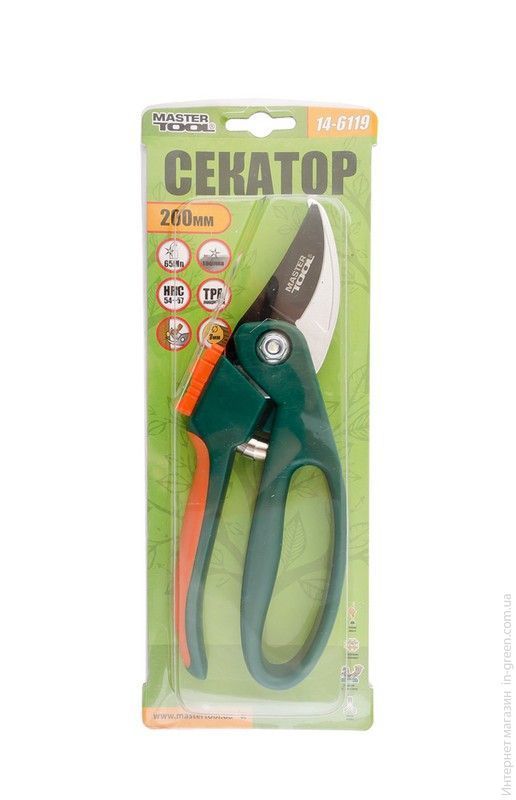 Секатор садовий MASTERTOOL 14-6119