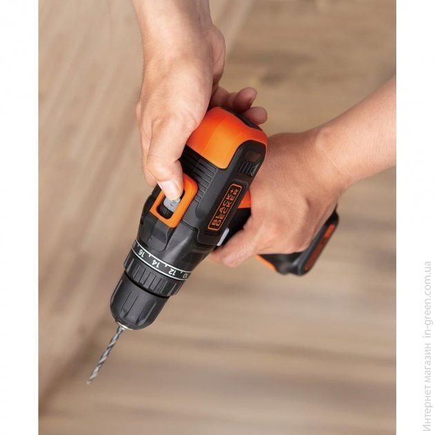 Дрель-шуруповёрт аккумуляторная BLACK&DECKER BCD7122CK