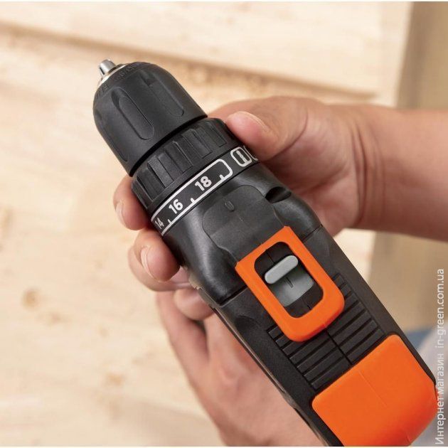 Дрель-шуруповёрт аккумуляторная BLACK&DECKER BCD7122CK
