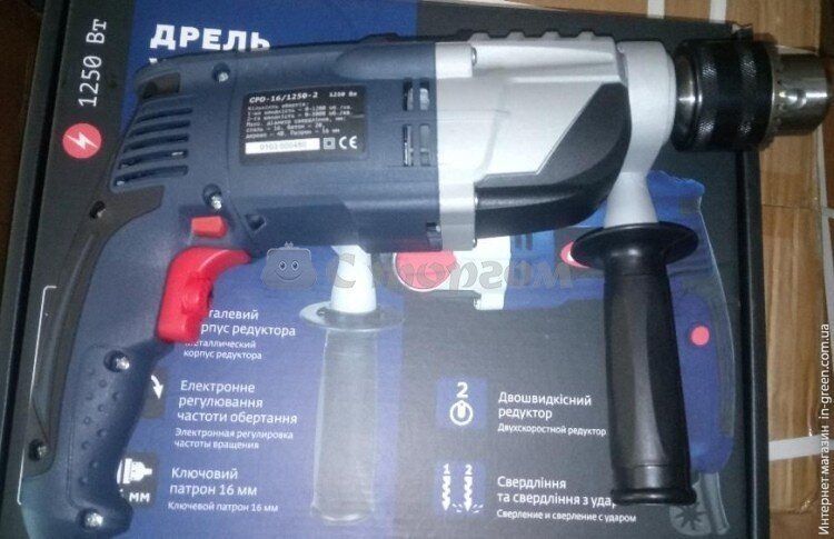 Дриль CRAFT CPD 16 / 1250-2
