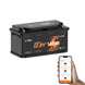 Аккумулятор LiTimе LiFePO4 12V140Ah Smart Bluetooth H190 (12V140-150-H190-BT-4-AC150) Фото 3 из 15