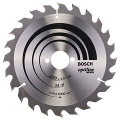 Циркулярный диск 190x30 24 OPTILINE BOSCH (2608641185)
