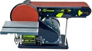 Шлифовальный станок (Ленточно-дисковый) TITAN (ТИТАН) KSM400