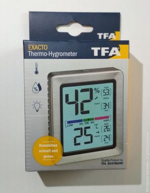 Термогігрометр цифровий TFA "EXACTO" (30504754)