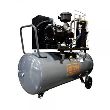 Гвинтовий повітряний компресор GTM DLG7.5V/inv масляний 380В/інвертор