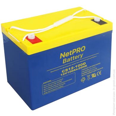 Акумулятор NetPRO CS 12-100D NEW