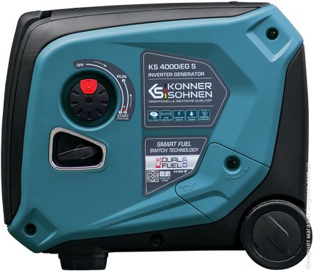 Генератор газо-бензиновий інверторний Konner&Sohnen KS 4000iEG S