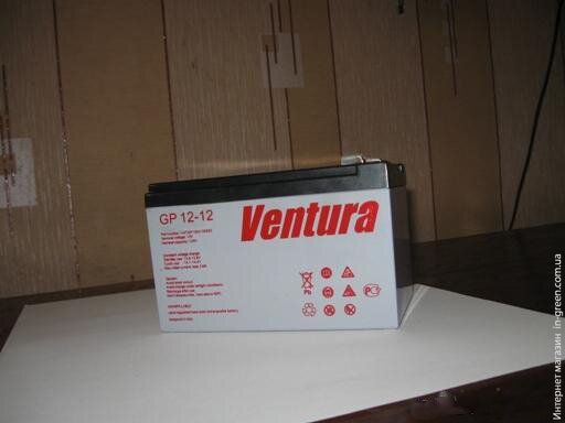 Гелевий акумулятор VENTURA VG 12-12 GEL