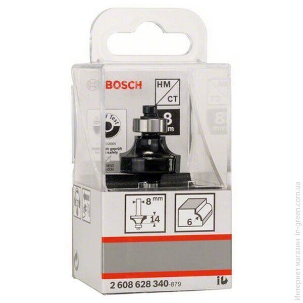 Фреза карнизная 6/14/8 BOSCH (2608628340)