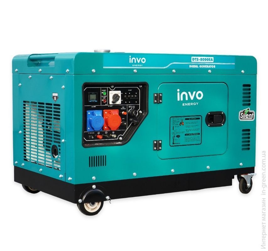 Дизельний генератор INVO DTS-8000EA у кожусі (DD0005498)
