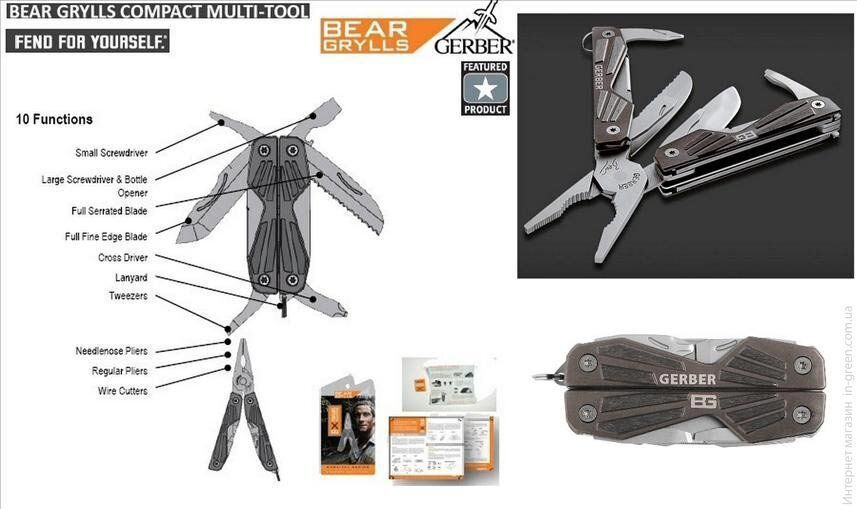 Мультитул Gerber Bear Grylls Compact