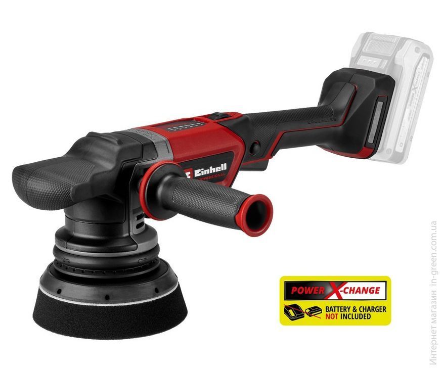 Полировальная эксцентриковая машина аккумуляторная бесщеточная Einhell Professional CP-EP 18/125 Li BL-Solo (2093330)