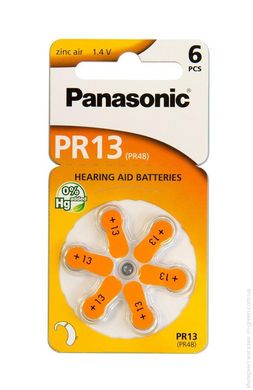 Батарейка Panasonic PR-13 BLI 6
