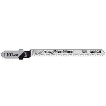 5 лобзиковых пилок BOSCH Т 101 AOF, BIM (2608634233)