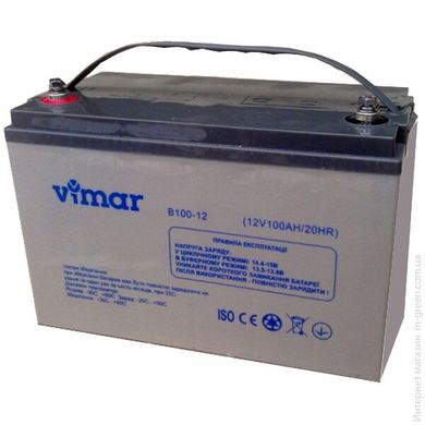 Гелевый аккумулятор VIMAR B100-12 12В 100АЧ