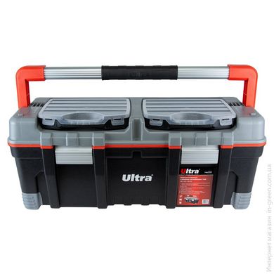 Ящик для инструмента с съёмными органайзерами ULTRA Profi 600х305х283мм (7402382)