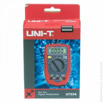 Мультиметр UNI-T UT33A Вимірювання: V, A, R