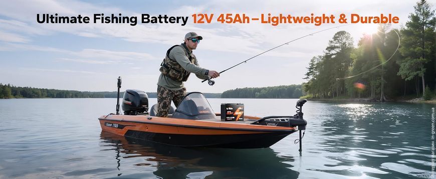 Аккумулятор LiTimе LiFePO4 12V45Ah Group U1 (12V45-45-GU1-WCHR-12-A33)