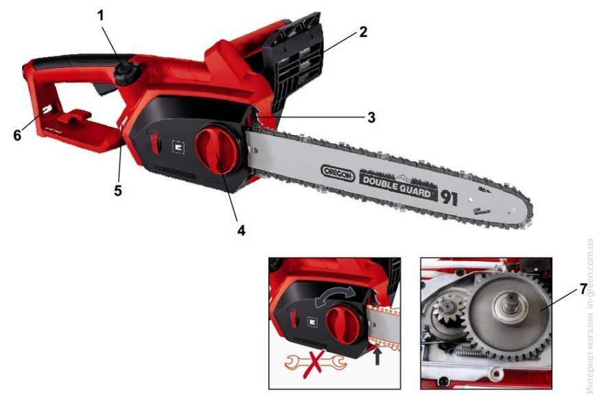 Электропила Einhell GH-EC 2040