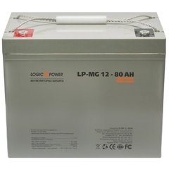 Гелевый аккумулятор LogicPower LP-MG 12-80 AH