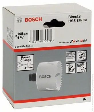 Коронка Progressor 105 мм Bosch (2608584657)