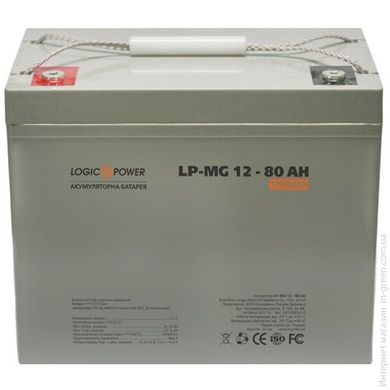 Гелевый аккумулятор LogicPower LP-MG 12-80 AH