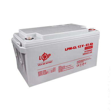 Аккумулятор гелевой LPM-GL 12V - 65 Ah