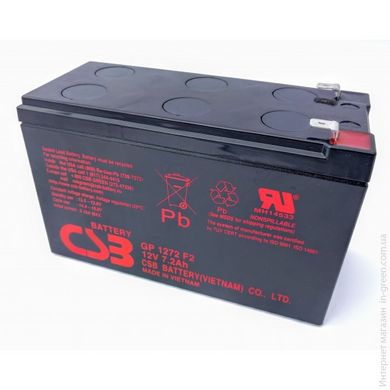 Акумуляторна батарея CSB GP1272F2